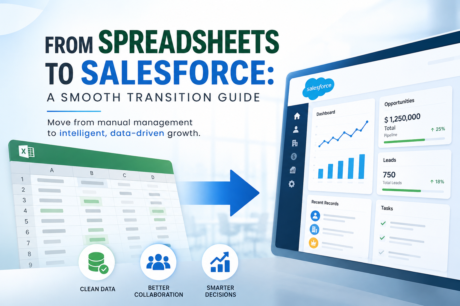 From Spreadsheets to Salesforce: A Smooth Transition Guide